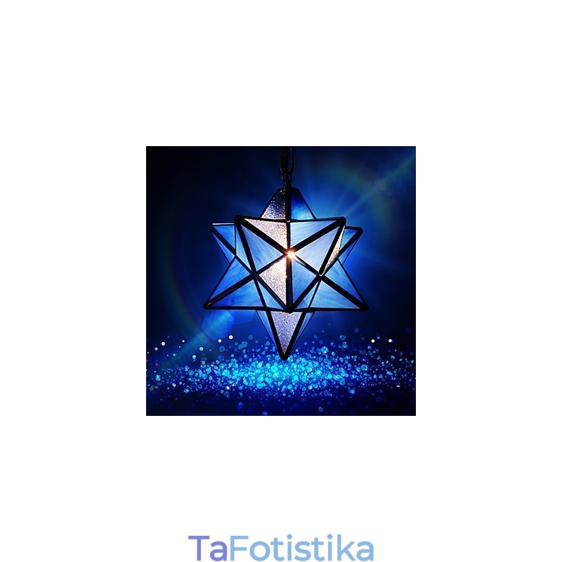 Καλλιτεχνική ατομικότητα 30cm Creative Porch Modern Stars Droplight φωτιστικό