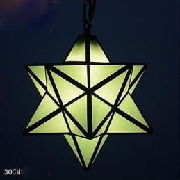Καλλιτεχνική ατομικότητα 30cm Creative Porch Modern Stars Droplight φωτιστικό
