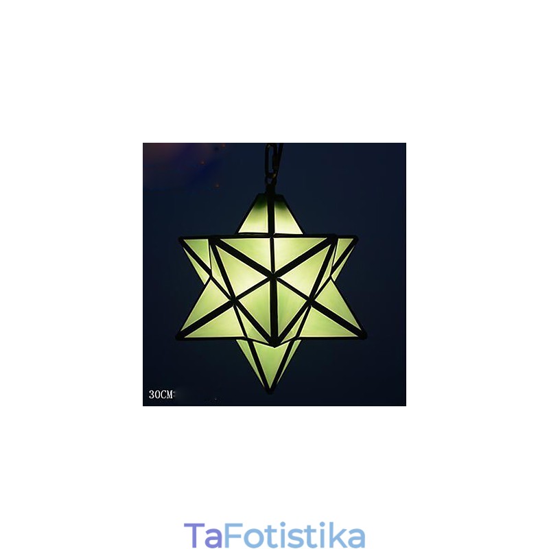 Καλλιτεχνική ατομικότητα 30cm Creative Porch Modern Stars Droplight φωτιστικό