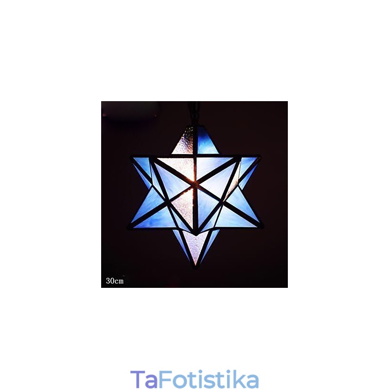 Καλλιτεχνική ατομικότητα 30cm Creative Porch Modern Stars Droplight φωτιστικό