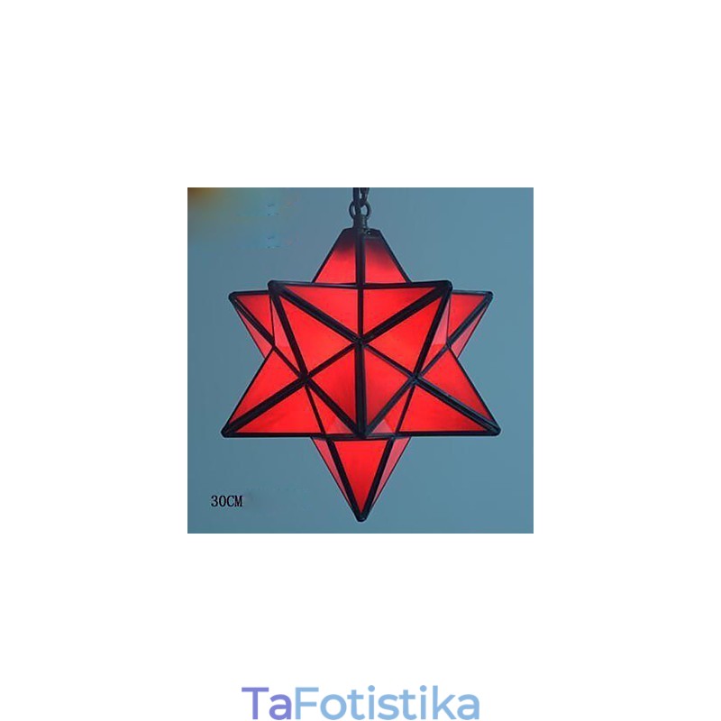 Καλλιτεχνική ατομικότητα 30cm Creative Porch Modern Stars Droplight φωτιστικό