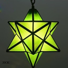 Καλλιτεχνική ατομικότητα 30cm Creative Porch Modern Stars Droplight φωτιστικό