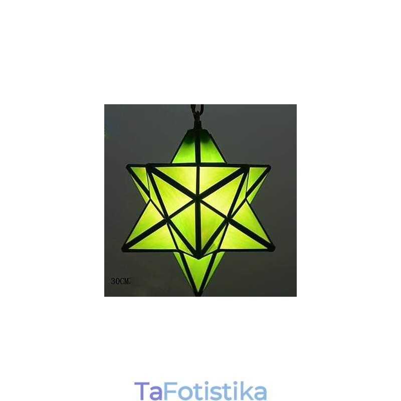 Καλλιτεχνική ατομικότητα 30cm Creative Porch Modern Stars Droplight φωτιστικό