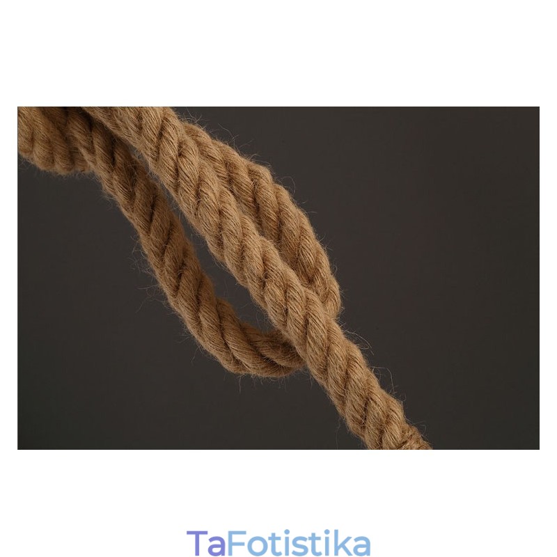 1 Light DIY Art Hemp Rope Light Creative Hemp Rope Chandelier Long 100cm Αποστολή 1 λάμπας