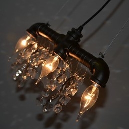 Creative 3 Light κρεμαστό κόσμημα βορειοαμερικανικού στυλ σε σχέδιο σωλήνα