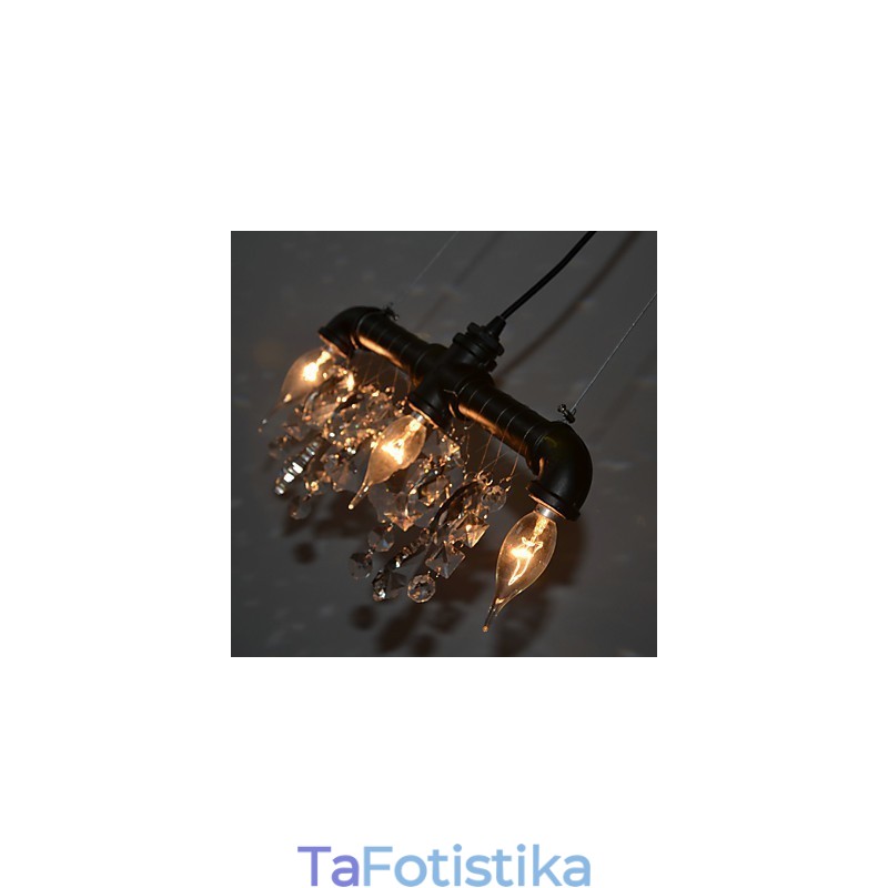 Creative 3 Light κρεμαστό κόσμημα βορειοαμερικανικού στυλ σε σχέδιο σωλήνα