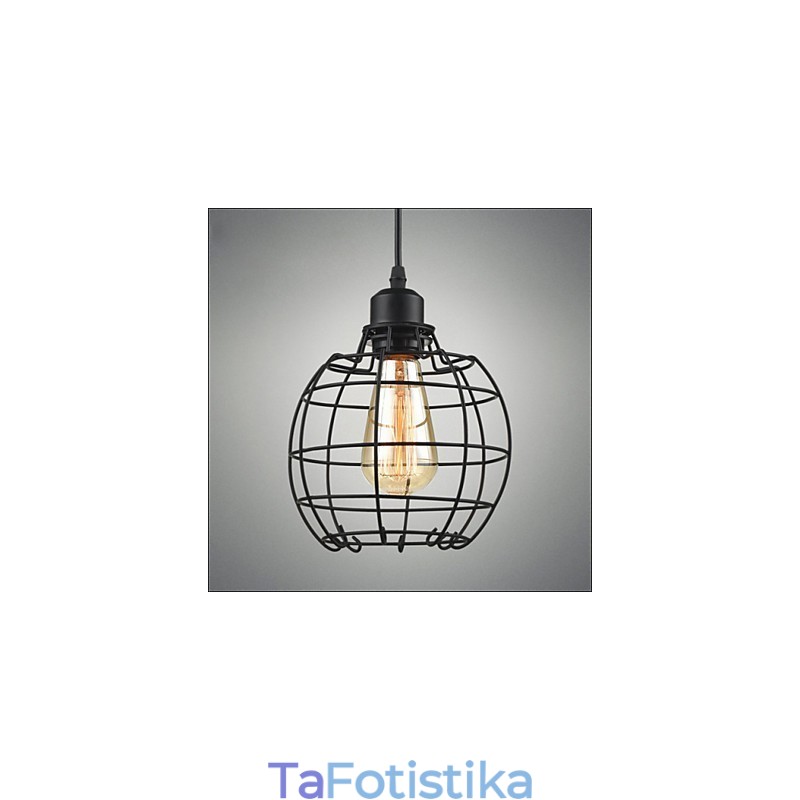 Κρεμαστό Φωτιστικό Πολυέλαιος Edison Συρμάτινο Κλουβί Κρεμαστό Αμπαζούρ οροφής