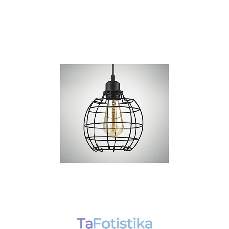 Κρεμαστό Φωτιστικό Πολυέλαιος Edison Συρμάτινο Κλουβί Κρεμαστό Αμπαζούρ οροφής