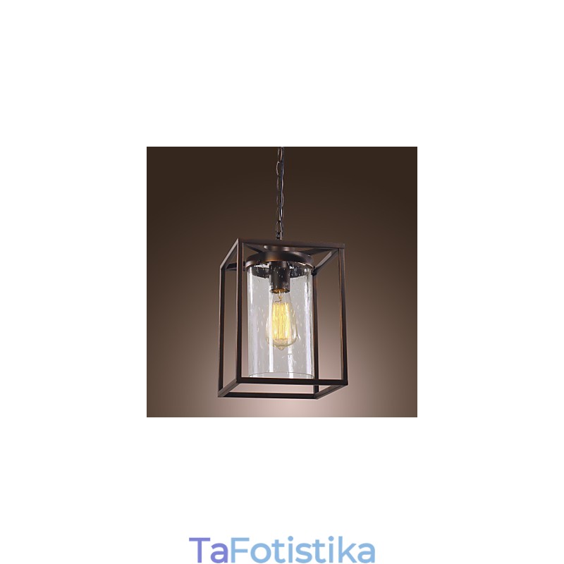 Παραδοσιακό Κλασικό Vintage Φανάρι Μίνι σε στυλ επιμεταλλωμένο κρεμαστό φως τραπεζαρία