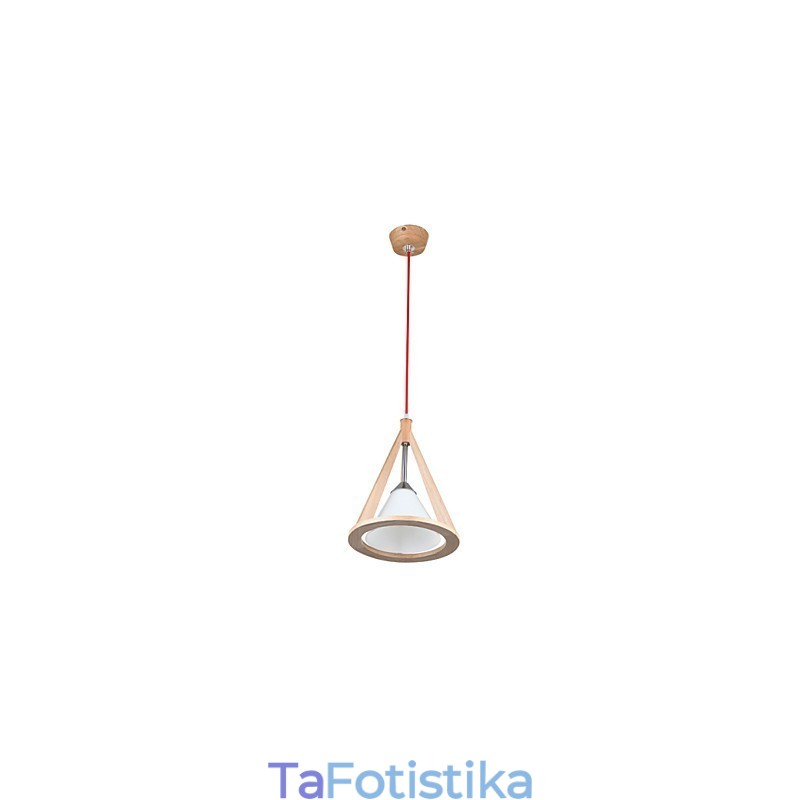 Φωτιστικό Ξύλινου Πολυελαίου Designer Style Κομψός πολυέλαιος σύγχρονου στυλ