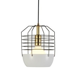 Κρεμαστό φωτιστικό Mini Artistic Spider Web 1 Light Mordern Simplicity Finish Μαύρο Λευκό Πράσινο Κόκκινο ατσάλι από άνθρακα