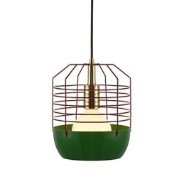 Κρεμαστό φωτιστικό Mini Artistic Spider Web 1 Light Mordern Simplicity Finish Μαύρο Λευκό Πράσινο Κόκκινο ατσάλι από άνθρακα