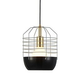 Κρεμαστό φωτιστικό Mini Artistic Spider Web 1 Light Mordern Simplicity Finish Μαύρο Λευκό Πράσινο Κόκκινο ατσάλι από άνθρακα