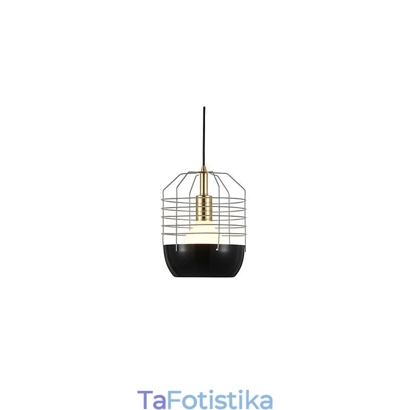 Κρεμαστό φωτιστικό Mini Artistic Spider Web 1 Light Mordern Simplicity Finish Μαύρο Λευκό Πράσινο Κόκκινο ατσάλι από άνθρακα
