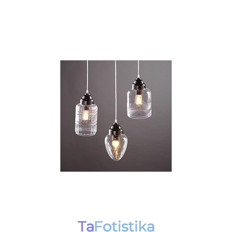 Μοντέρνο, παραδοσιακό κλασικό vintage φανάρι με κρεμαστό φως από νικέλιο γυαλί