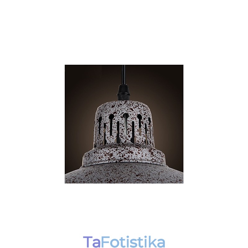 Vintage Metal Dot Κρεμαστό Φωτιστικό με Ένα Φωτιστικό