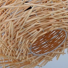Πολυέλαιος Mini Style Lantern Wood Bamboo