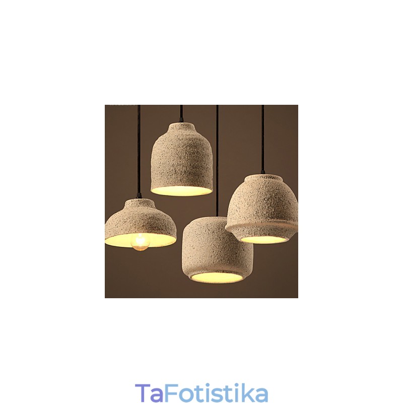 Nordic Creative Arts The Color Sand Ceramic Chandelier Lamp Light