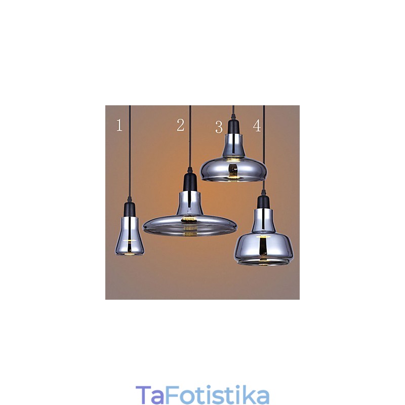 European Contracted Creative Nordic Design Shadow Glass Chandelier Light Lamp