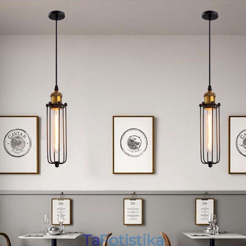 Line Country Industrial Style Creative Gladiator Restoring Ancient Ways Single Head Droplight κρεμαστό φως