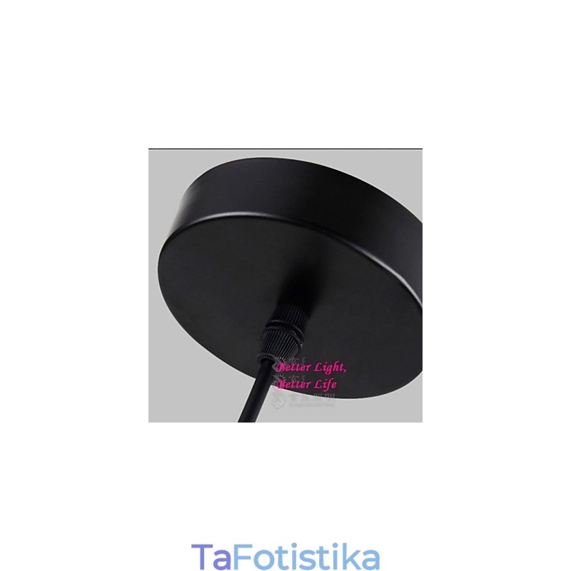 Vintage Σχοινί Κρεμαστό Φωτιστικό με Ένα Φωτιστικό