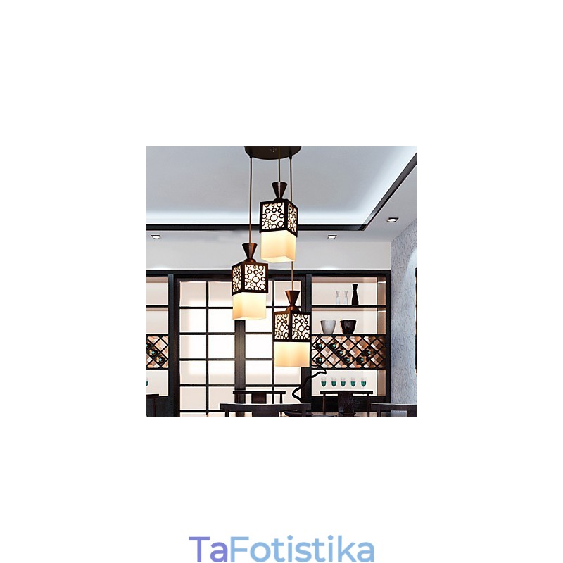 Φωτιστικό λαμπτήρα American Country Woodiness Droplight