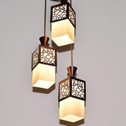 Φωτιστικό λαμπτήρα American Country Woodiness Droplight