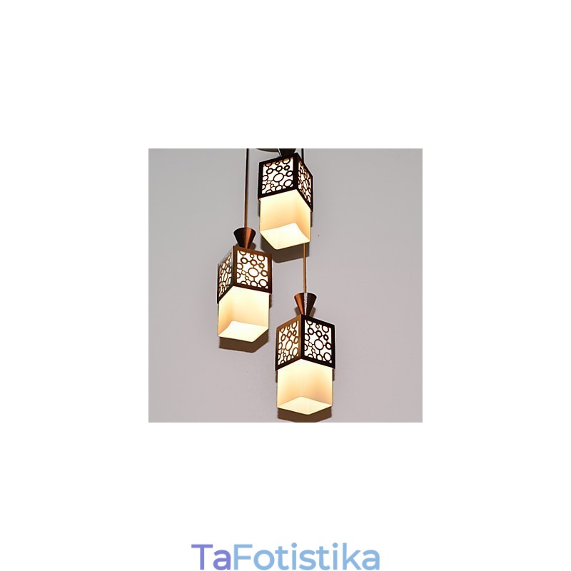 Φωτιστικό λαμπτήρα American Country Woodiness Droplight