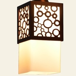 Φωτιστικό λαμπτήρα American Country Woodiness Droplight