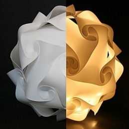 DIY Μοντέρνο Κρεμαστό Φωτιστικό Μπάλας 40εκ