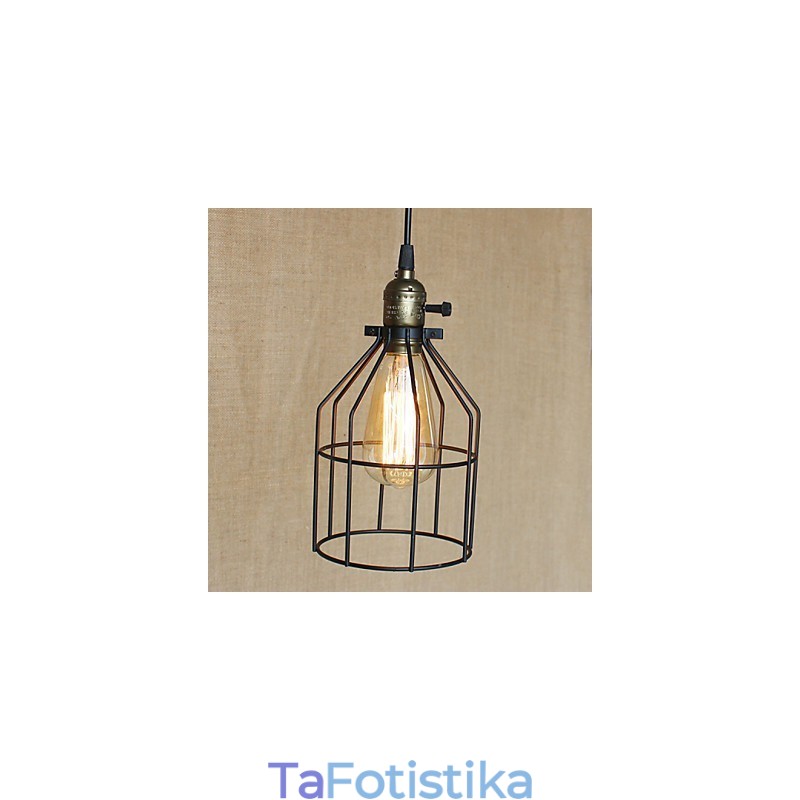 Συμβόλαιο American Rural Industry Single Head Of Creative Small Hob Iron Chandelier