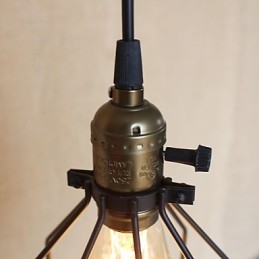 Συμβόλαιο American Rural Industry Single Head Of Creative Small Hob Iron Chandelier