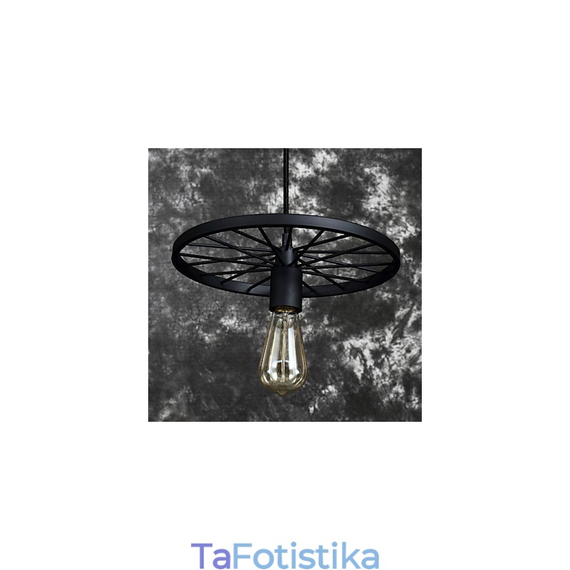 Σοφίτα Ρετρό Κρεμαστό Φωτιστικά Αμερικάνικης επαρχίας σφυρήλατο σίδερο Πολυέλαιος τροχός βιομηχανικού στυλ