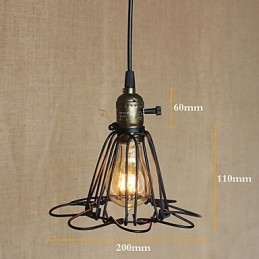 Συμβόλαιο American Rural Industry Single Head Of Creative Small Hob Iron Chandelier