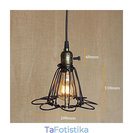 Συμβόλαιο American Rural Industry Single Head Of Creative Small Hob Iron Chandelier Συμβόλαιο American Rural Industry Single Head Of Creative Small Hob Iron Chandelier