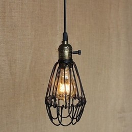 Συμβόλαιο American Rural Industry Single Head Of Creative Small Hob Iron Chandelier