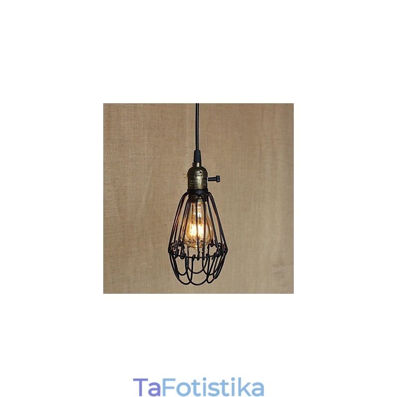 Συμβόλαιο American Rural Industry Single Head Of Creative Small Hob Iron Chandelier