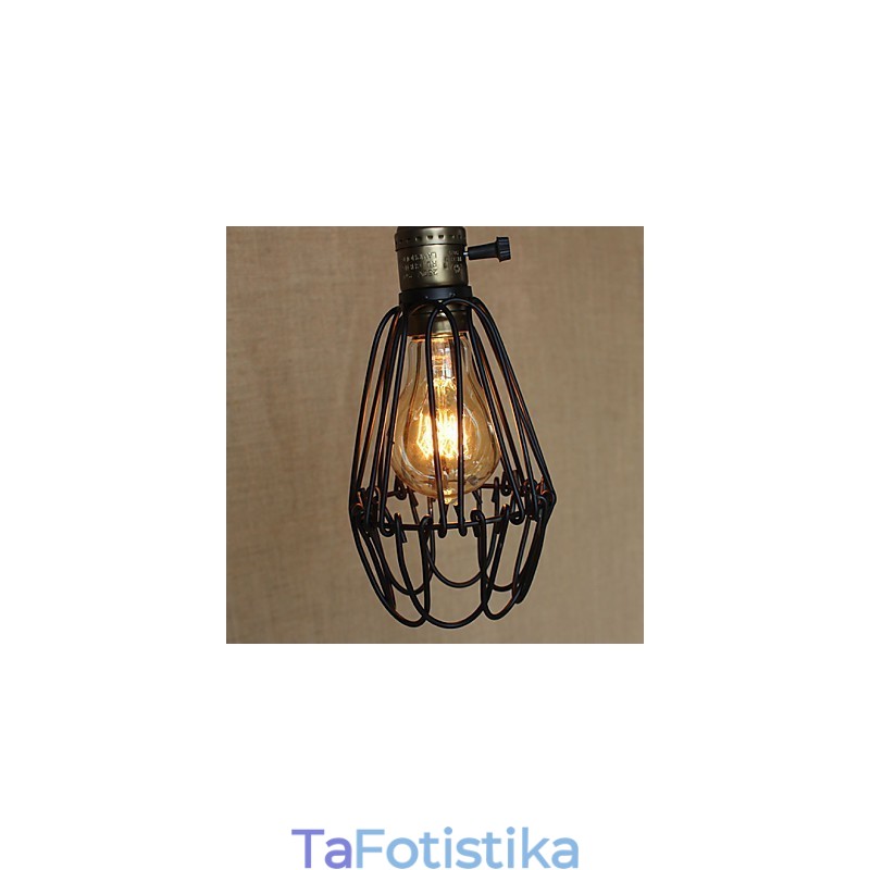 Συμβόλαιο American Rural Industry Single Head Of Creative Small Hob Iron Chandelier