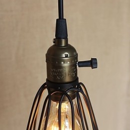 Συμβόλαιο American Rural Industry Single Head Of Creative Small Hob Iron Chandelier