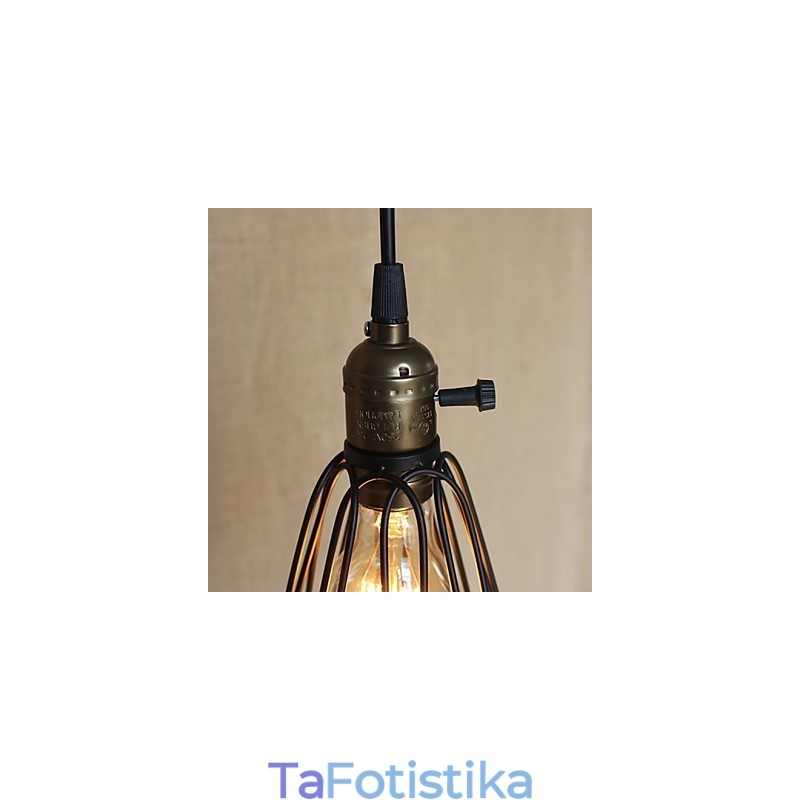 Συμβόλαιο American Rural Industry Single Head Of Creative Small Hob Iron Chandelier