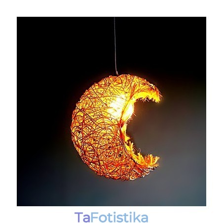 Μοντέρνο Rural Cany Art Woven Rattan Μονό Φωτιστικό σταγονόμετρου Μοντέρνο Rural Cany Art Woven Rattan Μονό Φωτιστικό σταγονόμετρου