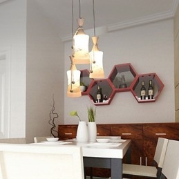 Creative Warm Air Line Leaves Droplight Light Lamp