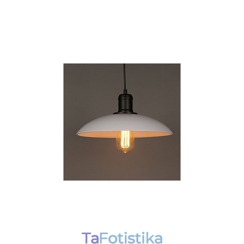Φωτιστικά και φανάρια Τέχνης για την αποκατάσταση ενός κεφαλιού από σφυρήλατο σίδερο ιπτάμενος δίσκος Droplight
