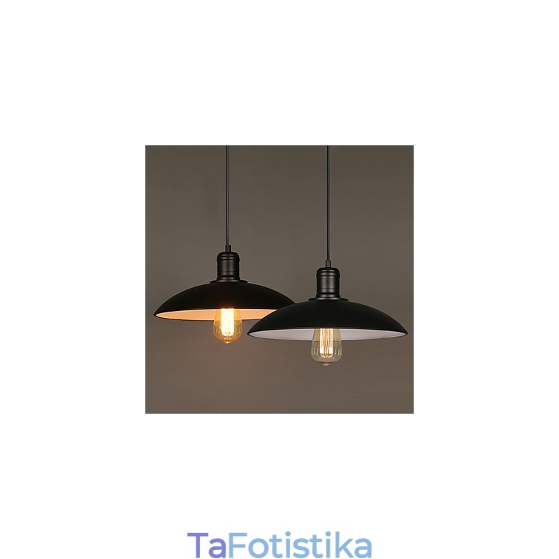Φωτιστικά και φανάρια Τέχνης για την αποκατάσταση ενός κεφαλιού από σφυρήλατο σίδερο ιπτάμενος δίσκος Droplight