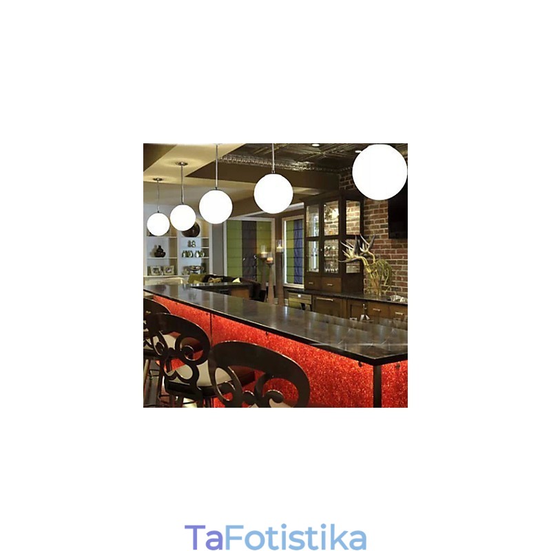 Διακοσμητικό φωτιστικό πολυέλαιου Contracted White Glass Ball