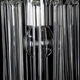 Μοντέρνο μοντέρνο κρεμαστό φωτιστικό από μέταλλο κρυστάλλινο χρώμιο