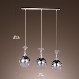 Creative 3 Light μενταγιόν γαλλικού στυλ σε σχήμα κύλικας