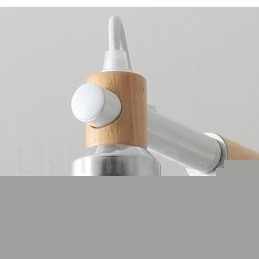 Πολυέλαιος 8 Light Modern Contemporary Wood
