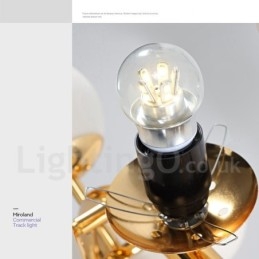 8 Light Modern Contemporary Πολυέλαιος με Glass Shade Light
