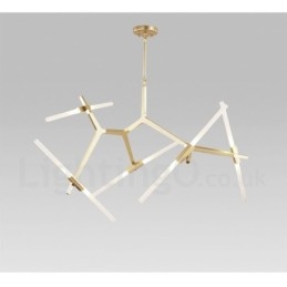 10 Light Modern Contemporary Chandelier Light (Μαύρο Χρυσό)